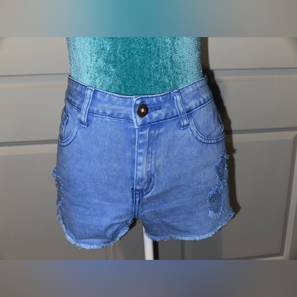 Bright blue shorts 🩳✨